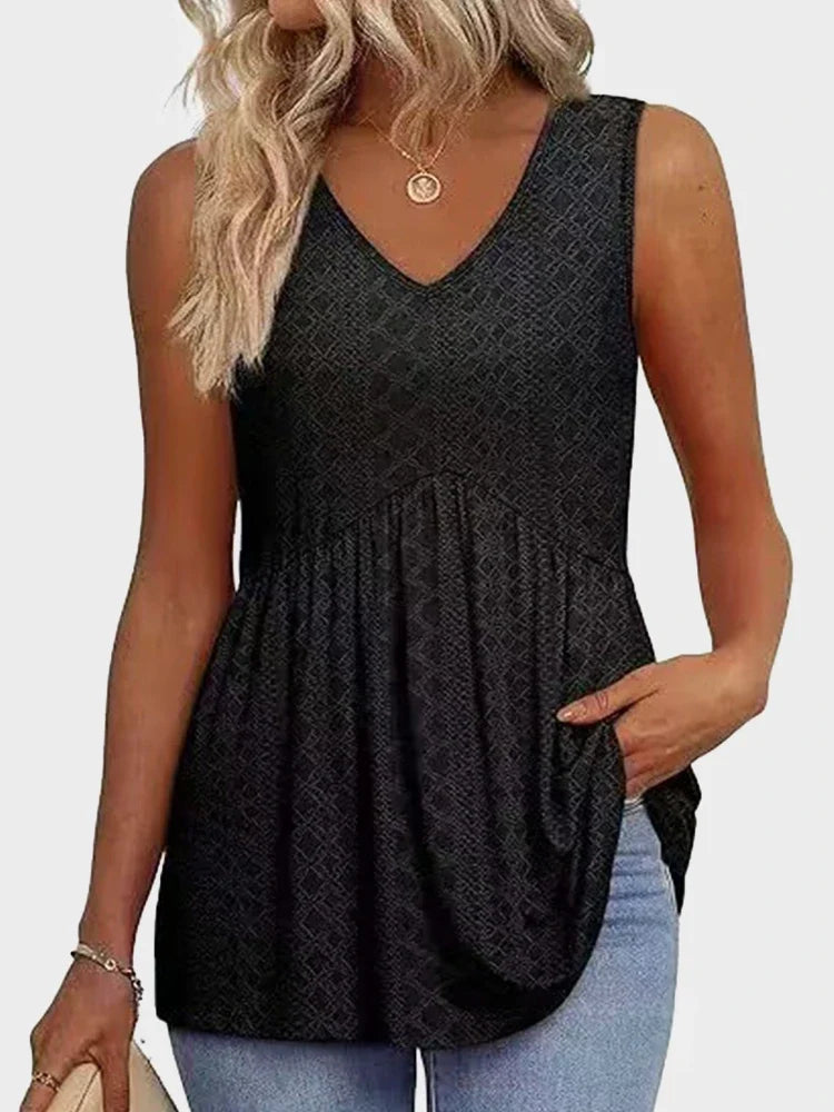 Womens Tank Tops Flowy Peplum Tops