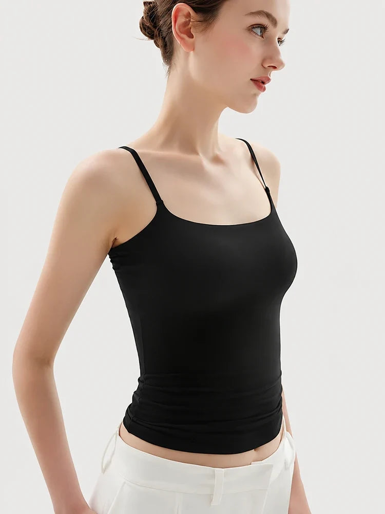 Women's Seamless Spaghetti Strap Shaping Tank Top